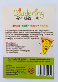 Grow Your Own Pizza Toppings Growing Kit Gift Bag - The Noble Badger 