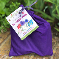 Grow Your Own Wildflowers Garden Gift Bag - The Noble Badger - Children’s Grow Bag - Wild Flowers - Stocking Fillers - Garden 