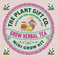 Herbal Tea. Eco Mini Grow-Kit Peppermint - The Noble Badger - Gift - Stocking Filler - Garden 