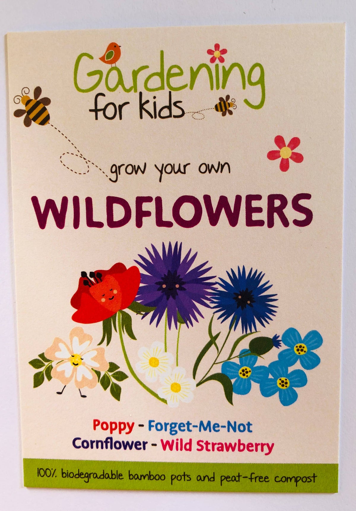 Children's Wild Flowers - The Noble Badger - Grow Bags - Gifts