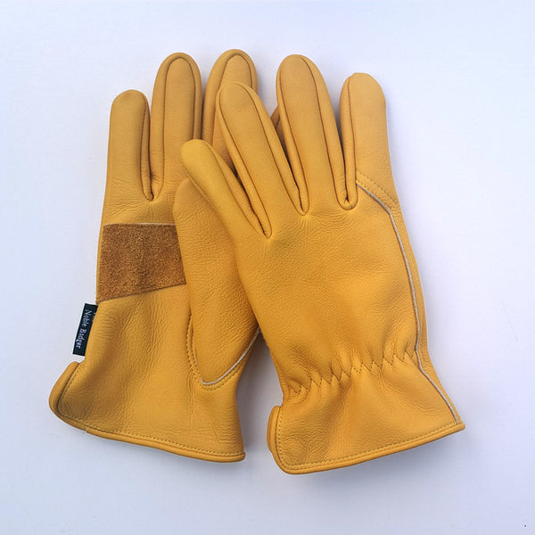 Sherborne Gardening Gloves - The Noble Badger - Premium Leather - Affordable - Comfort Cut - Gardening Gloves - Leather Gloves